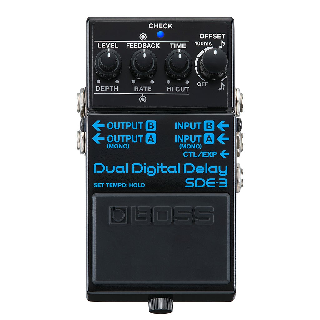 Boss SDE-3 Dual Digital Delay Effects Pedals Sky Music
