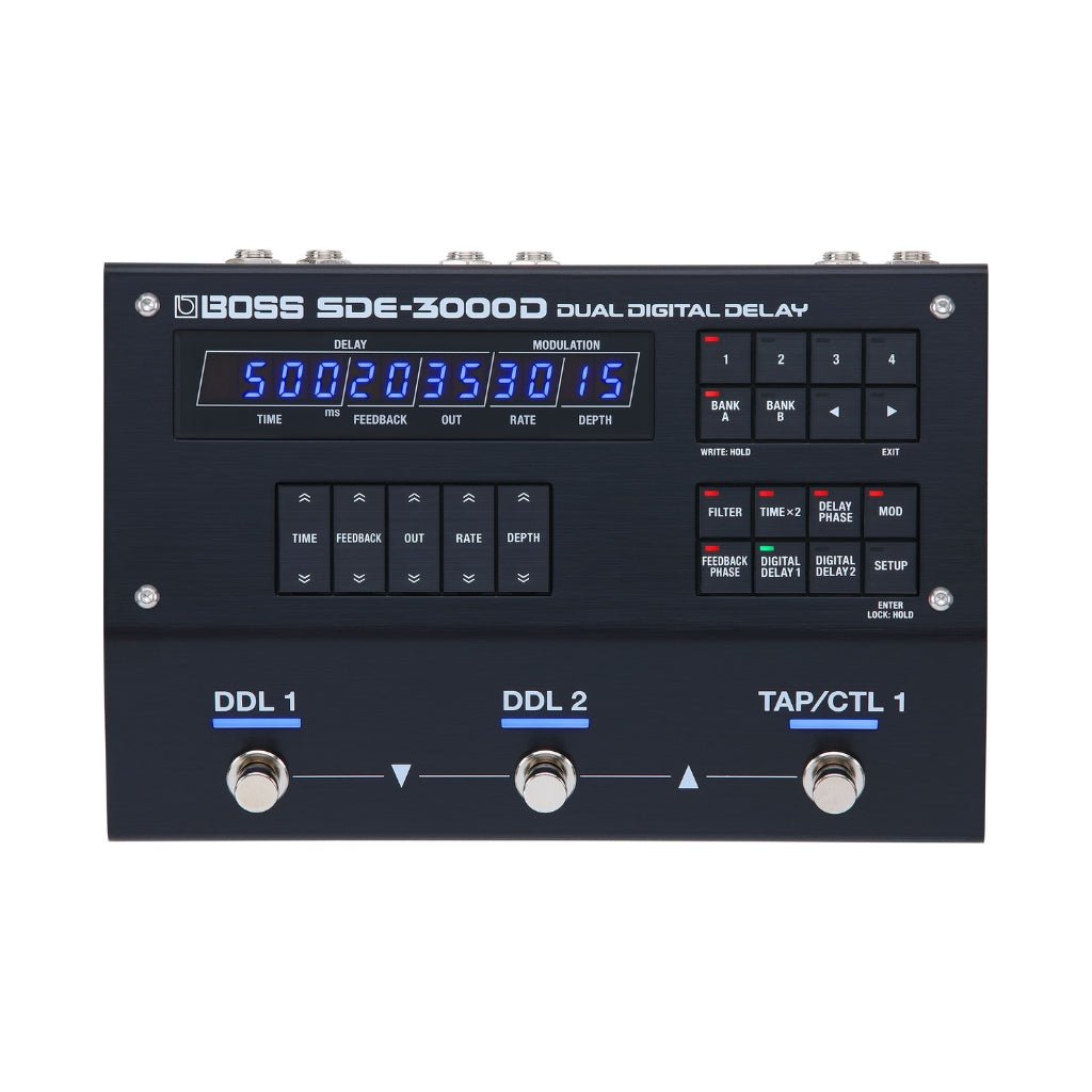 Boss SDE-3000D Dual Digital Delay Effects Pedal Effects Pedals Sky Music