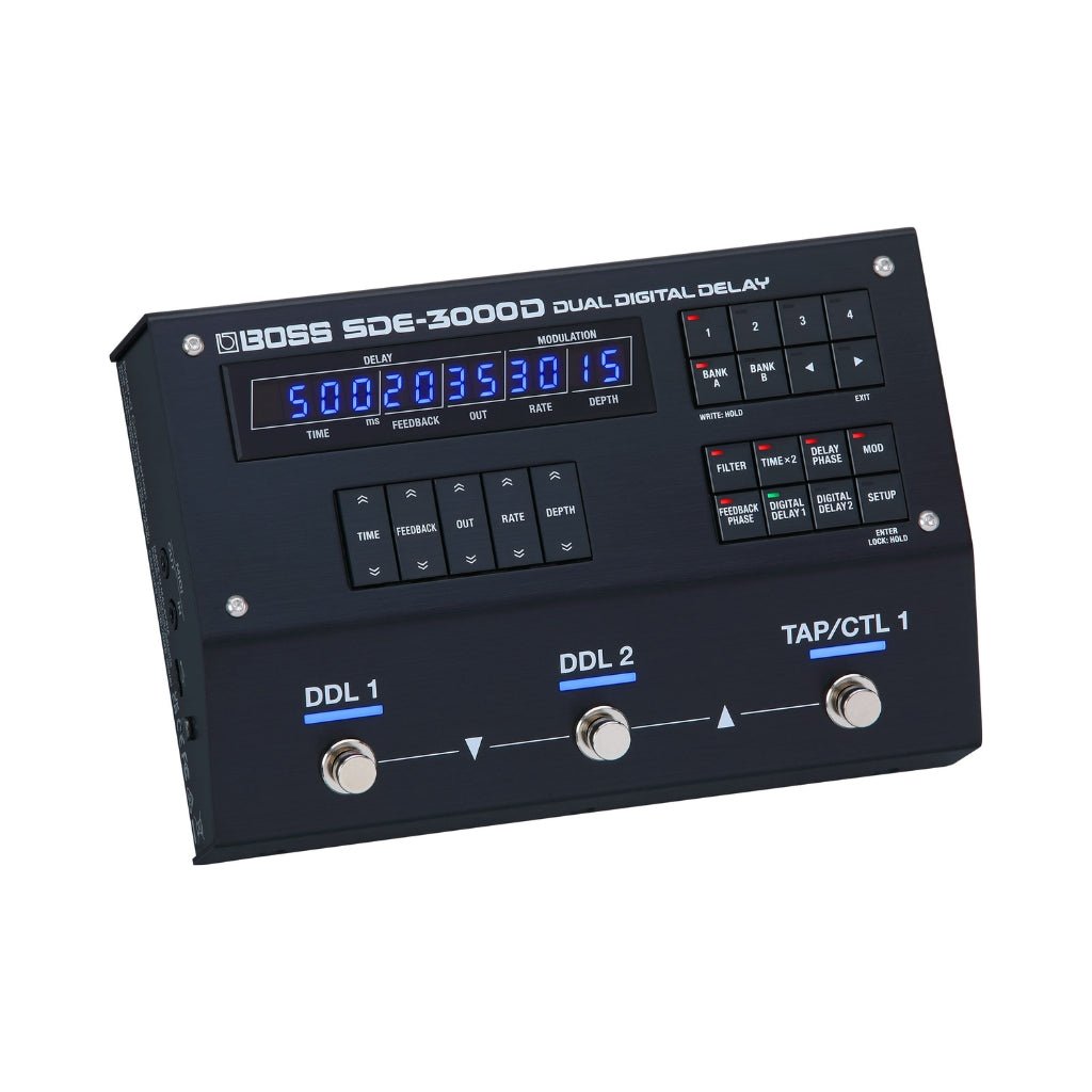 Boss SDE-3000D Dual Digital Delay Effects Pedal Effects Pedals Sky Music