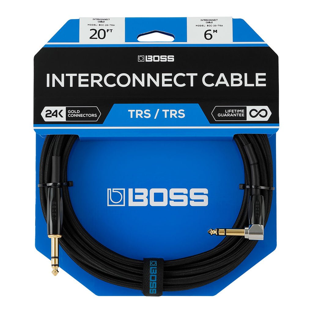 Boss TRS Footswitch Cable 30ft Cables Sky Music