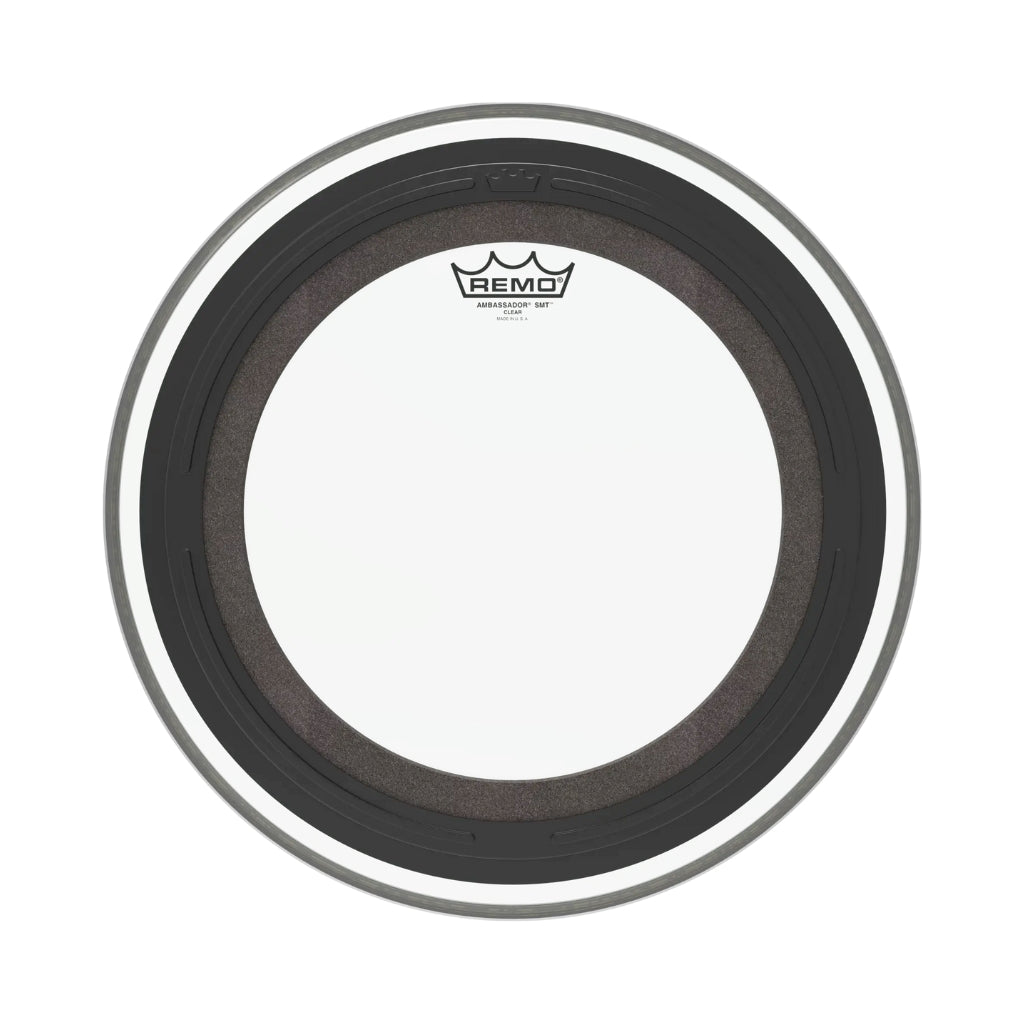 SMT Ambassador - Clear 20" Bass Drum - Includes 21⁄2" Falam Patch