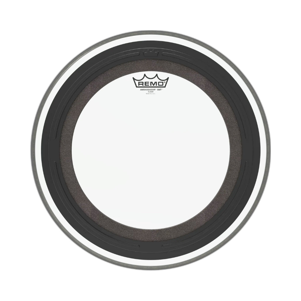 SMT Ambassador - Clear 18&quot; Bass Drum - Includes 21⁄2&quot; Falam Patch