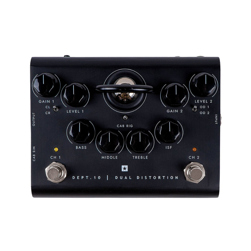 blackstar tube pedal Blackstar Dept 10 Dual Distortion 2-Channel Tube Distortion Pedal