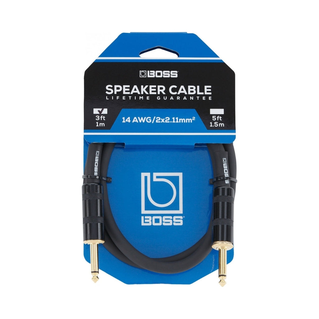 Boss - BSC-3 1/4-inch - Speaker Cable 3ft