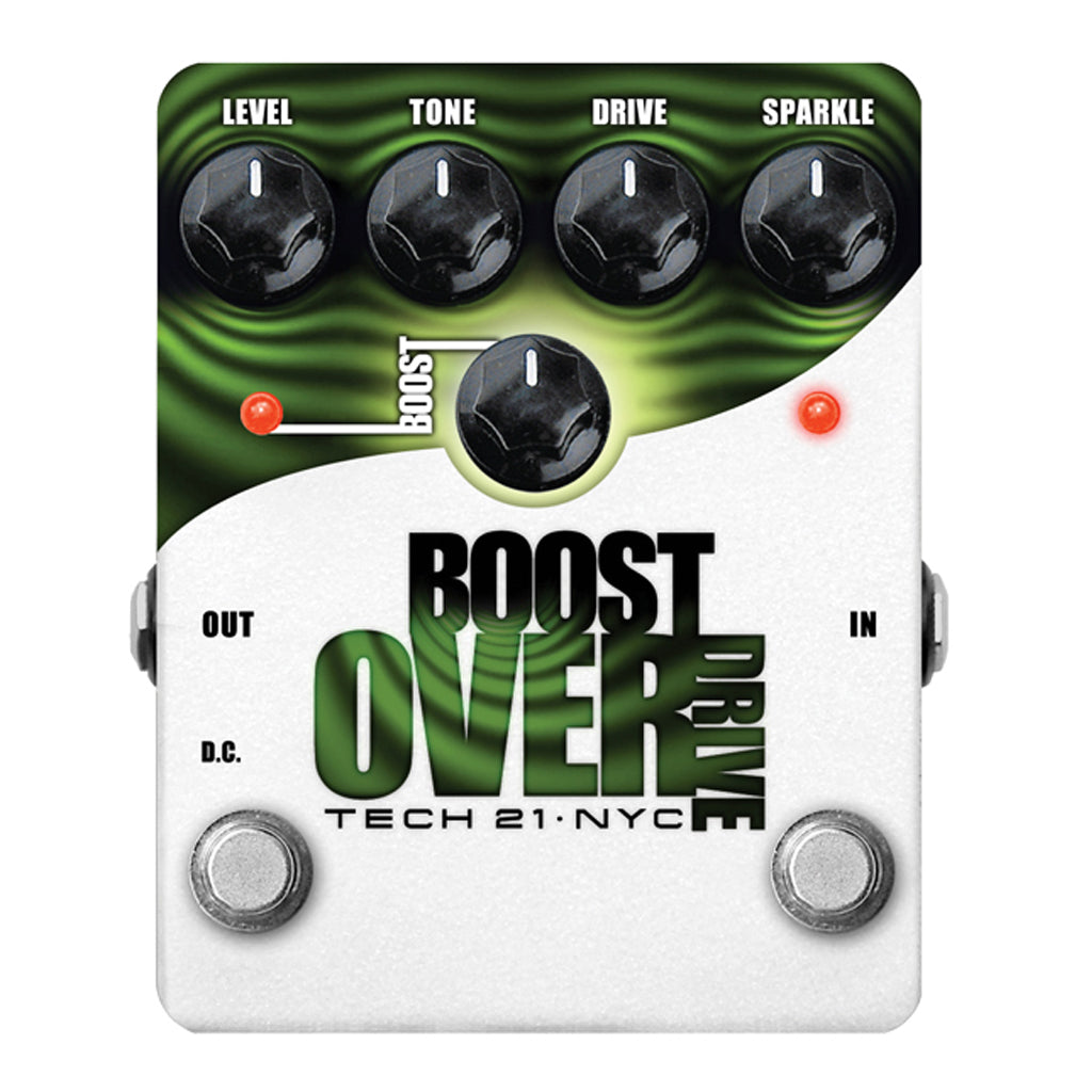 TECH 21 Boost Fuzz Overdrive Pedal