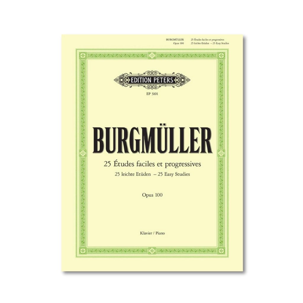 Burgmuller: 25 Easy &amp; Progressive Studies Op. 100 Books Sky Music