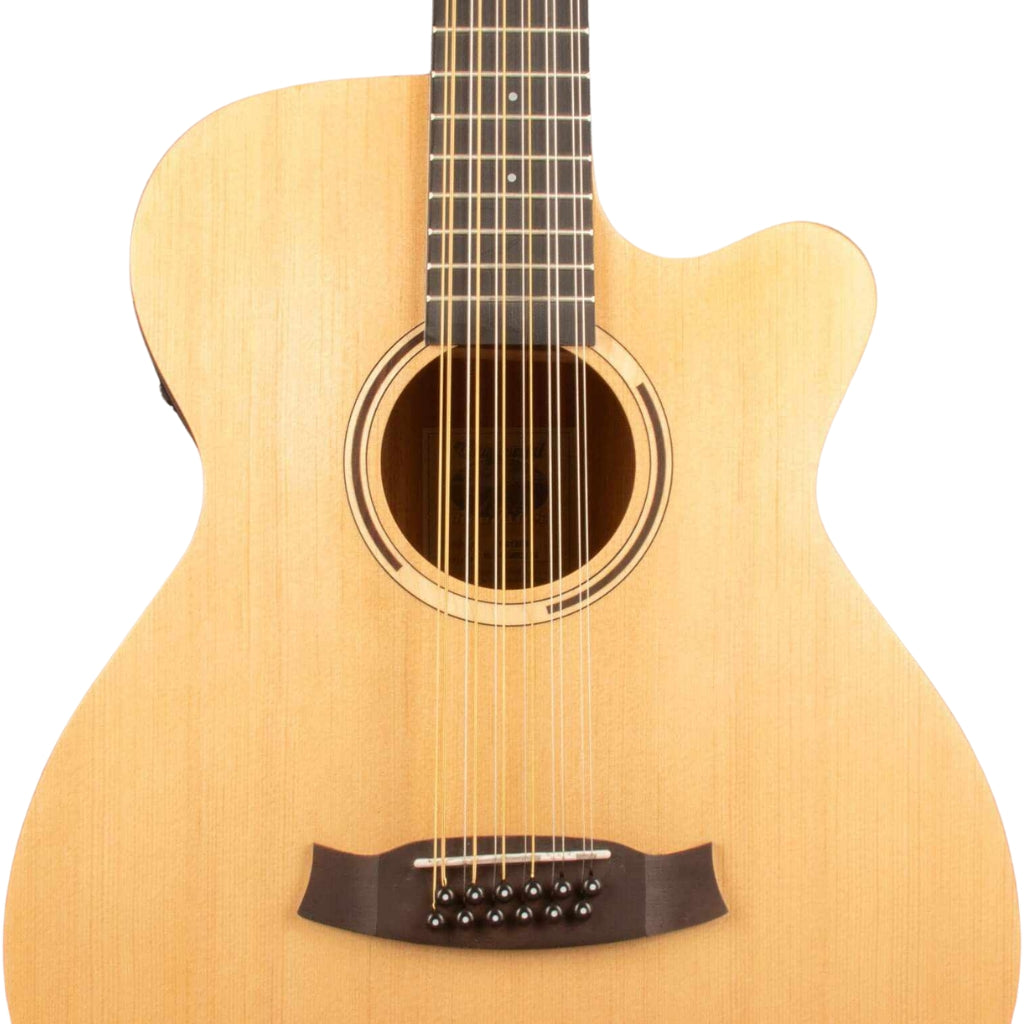 Tanglewood - Roadster II Superfolk 12-String Acoustic-Electric Guitar - Natural Satin
