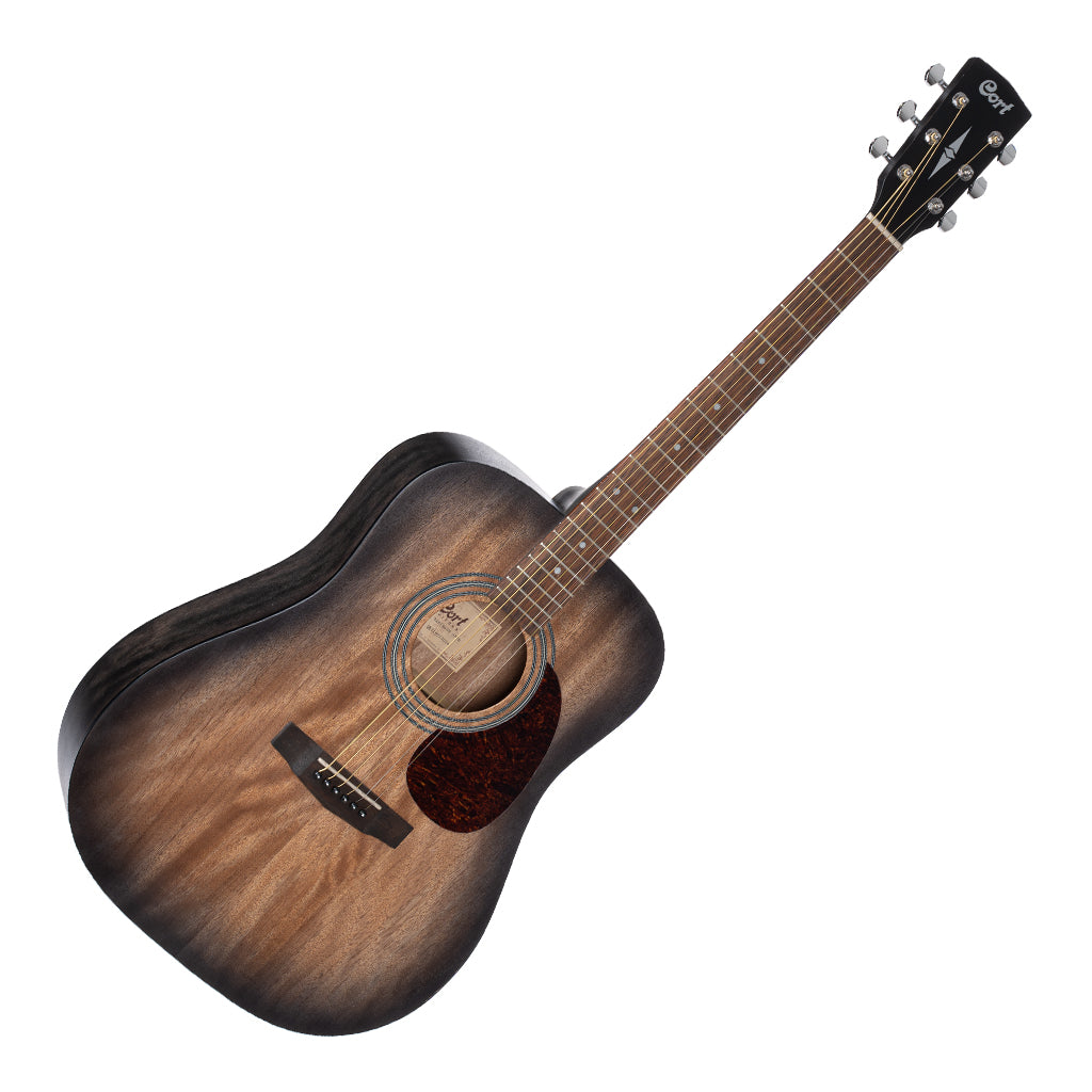 Cort Earth 60M Open Pore Mahogany Transparent Black Burst