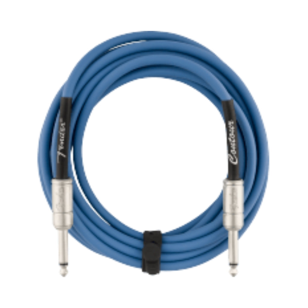 Fender - Contour Series Straight to Straight Instrument Cable - 15 foot Lake Placid Blue