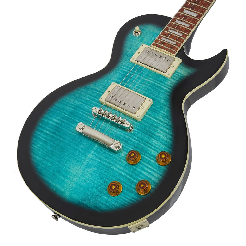 Cort - CR250 Electric Guitar - Dark Blue Burst