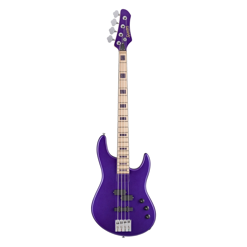 Spector - Icon NC-4 Frank Bello Signature Bass Guitar - Tina Rose Metallic Purple