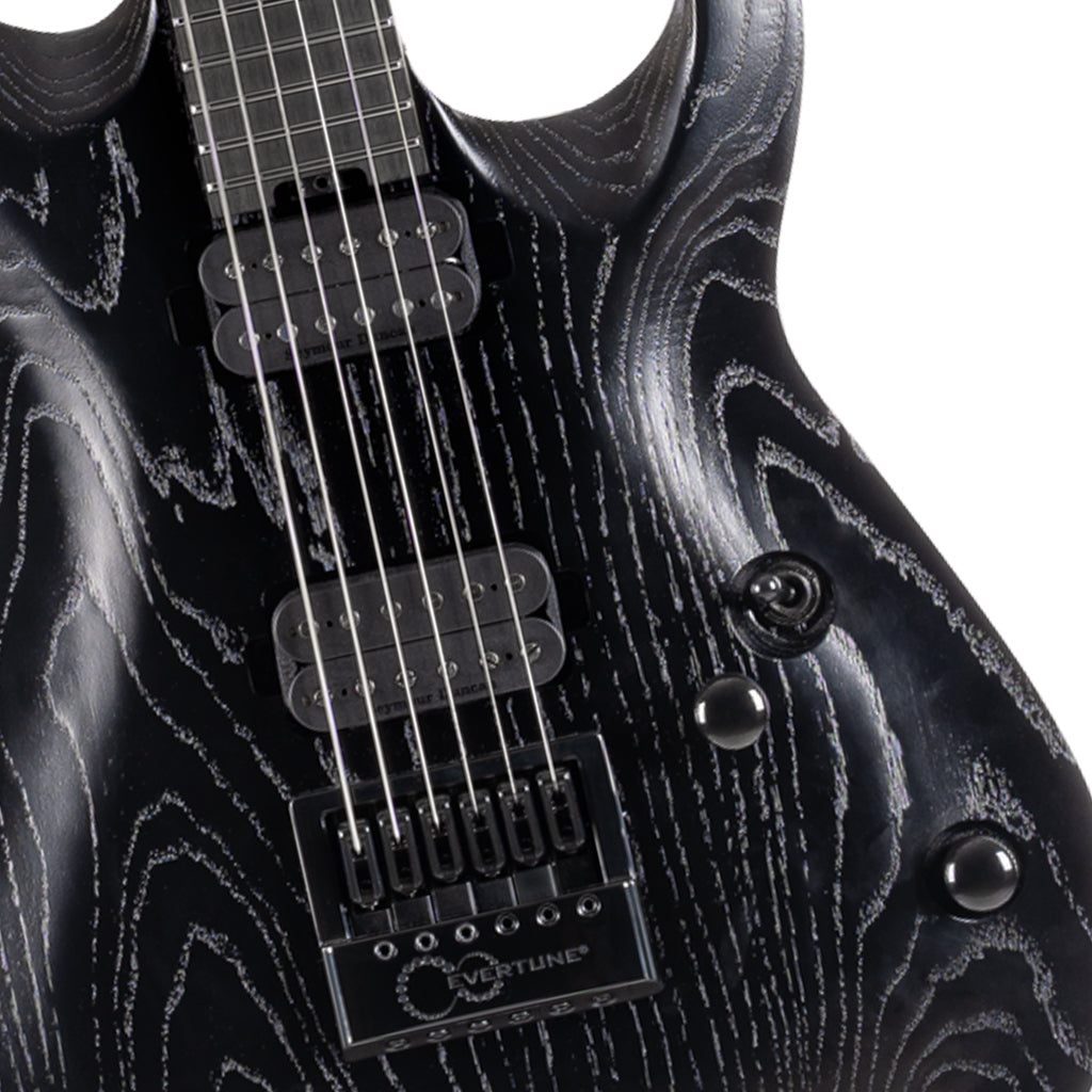 Cort KX700 Open Pore Black with Evertune Bridge and Deluxe Gigbag