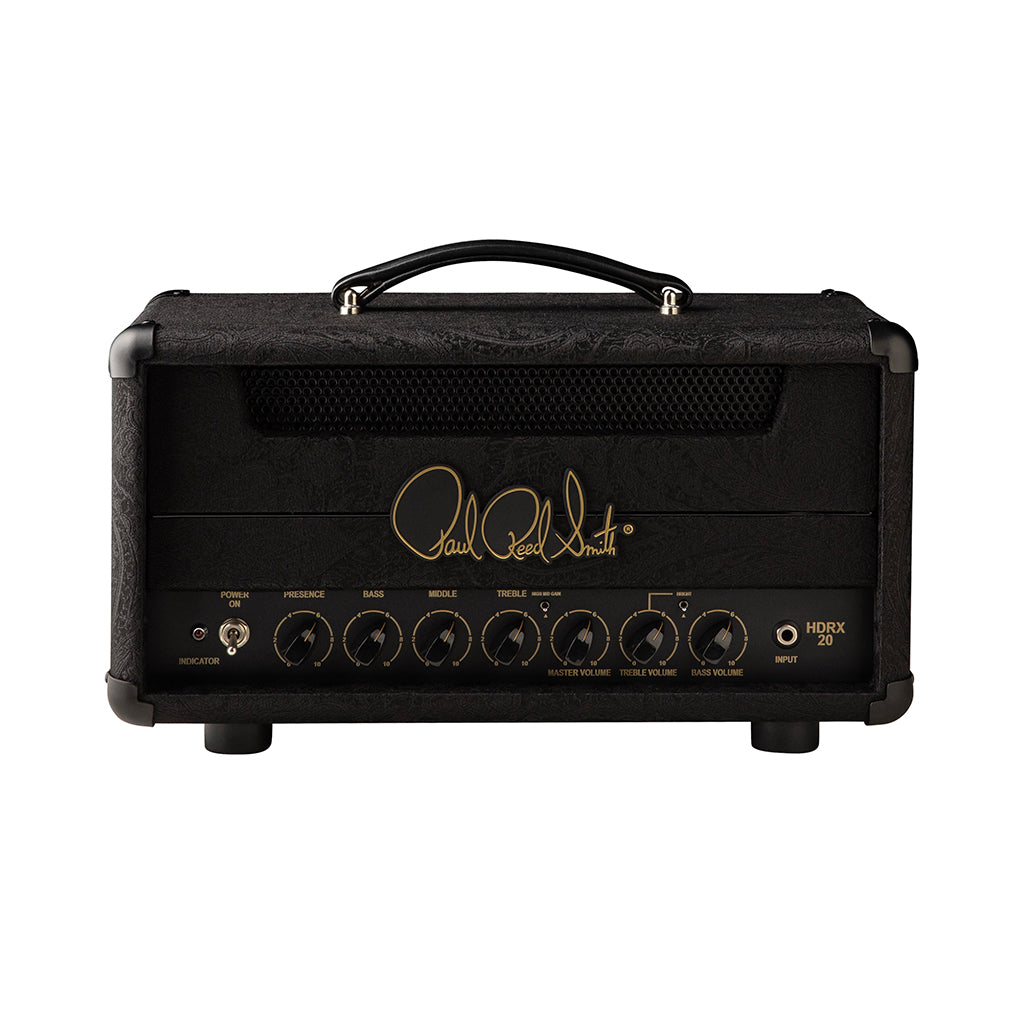 PRS HDRX20 Limited Edition Amplifier Head - Black Paisley, Salt &amp; Pepper Cloth
