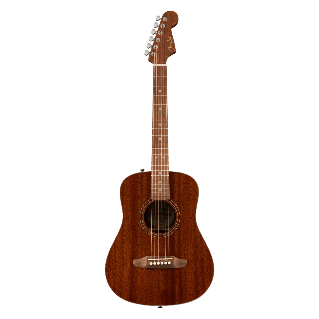 Fender - California Standard Redondo Mini Acoustic Guitar - Natural Sapele, Sapele Top