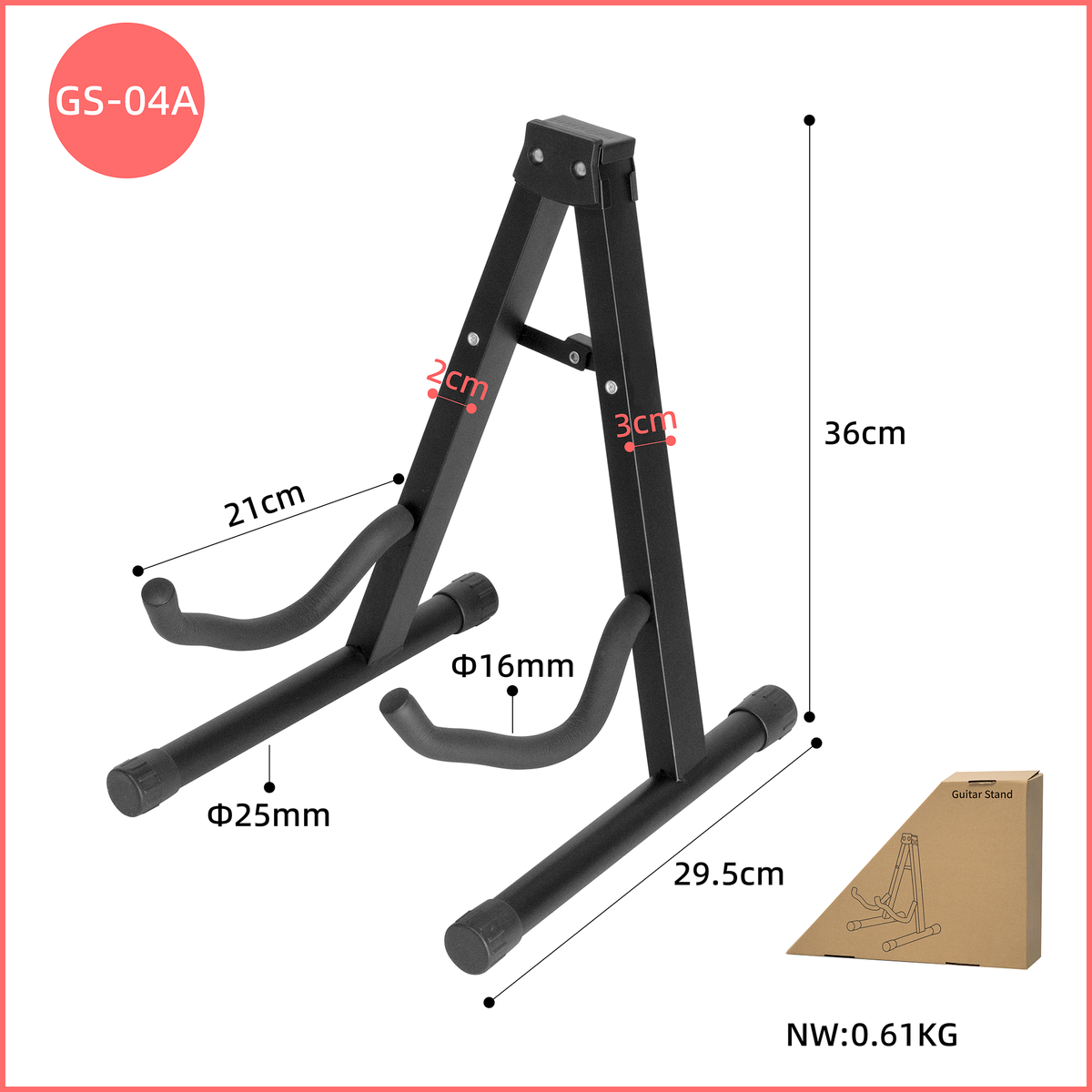 Lebeth Guitar Stand GS-04A