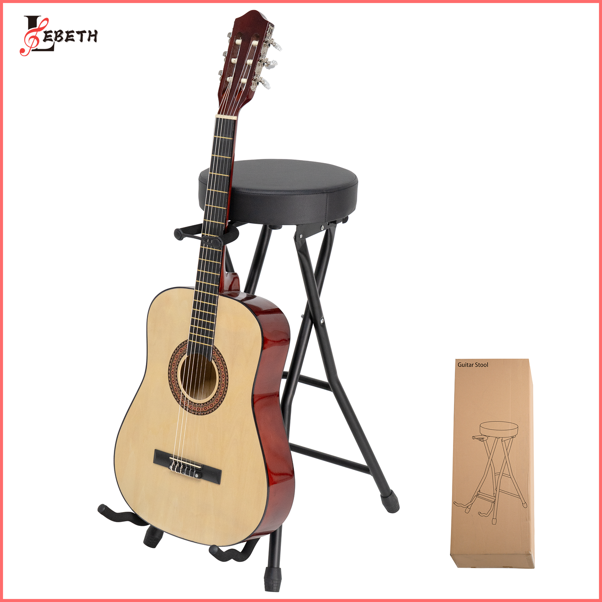 Lebeth Guitar Stool with Stand GS-08