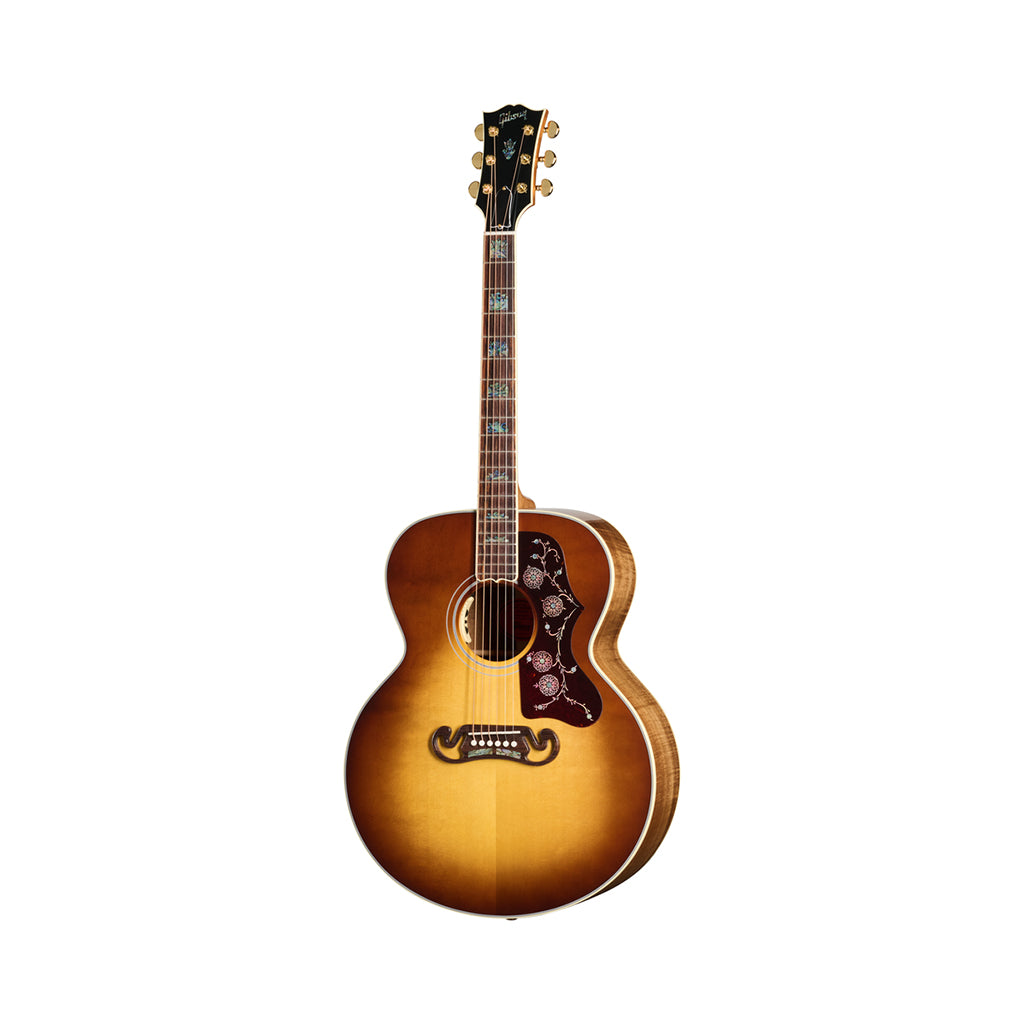 Gibson SJ200 Elegant Koa Acoustic-Electric Guitar - Honey Burst front