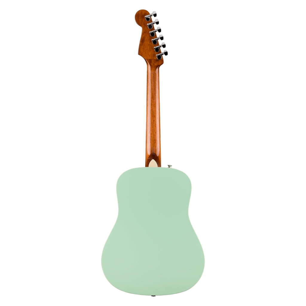 Fender - California Standard Redondo Mini Acoustic Guitar with Bag - Surf Green, Spruce Top