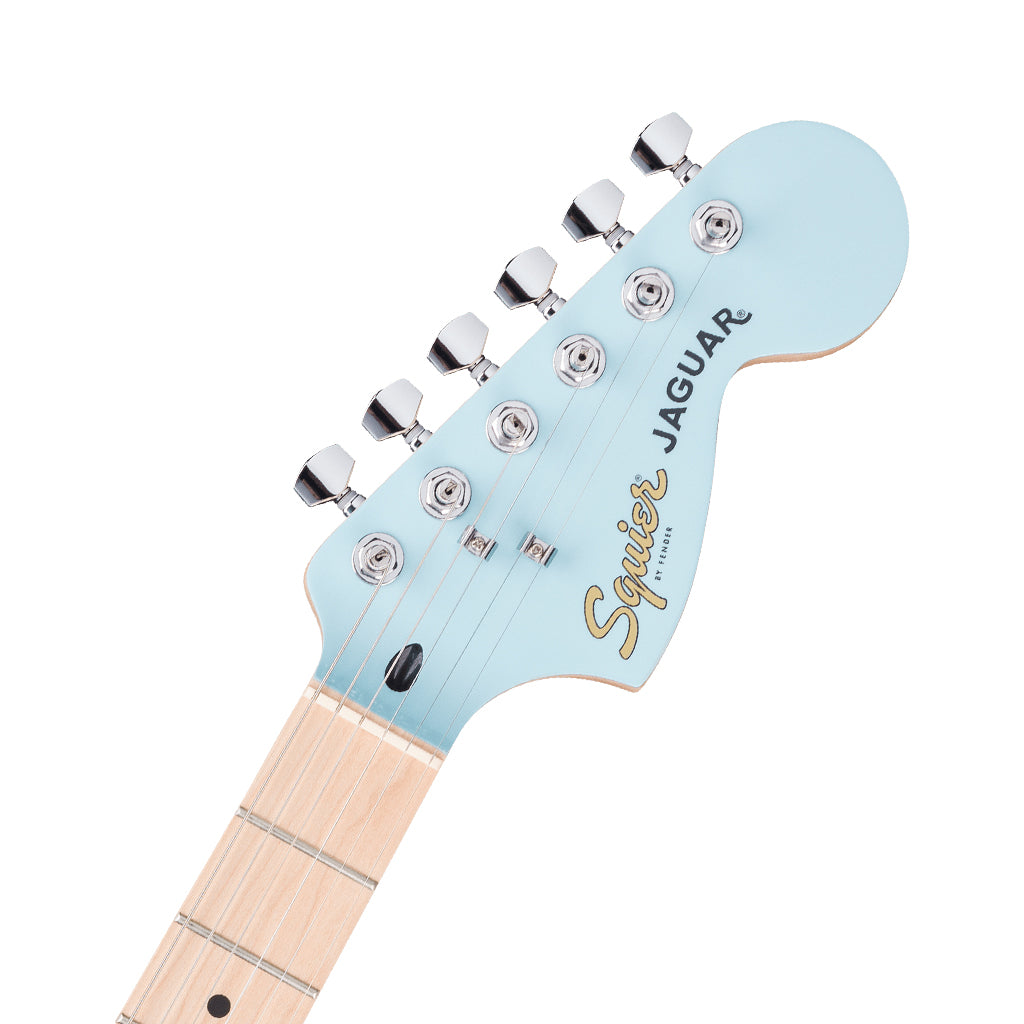 Squier FSR Affinity Limited Edition Jaguar Maple Neck w/White Pickguard - Daphne Blue