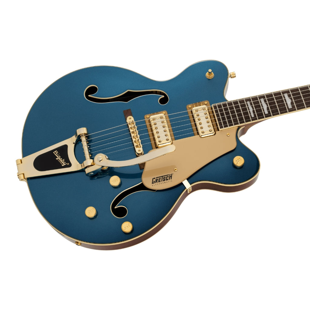 Gretsch - G5422TG Electromatic Pristine LTD Hollow Body Double-Cut with Bigsby Electric Guitar - Petrol, Laurel Fingerboard