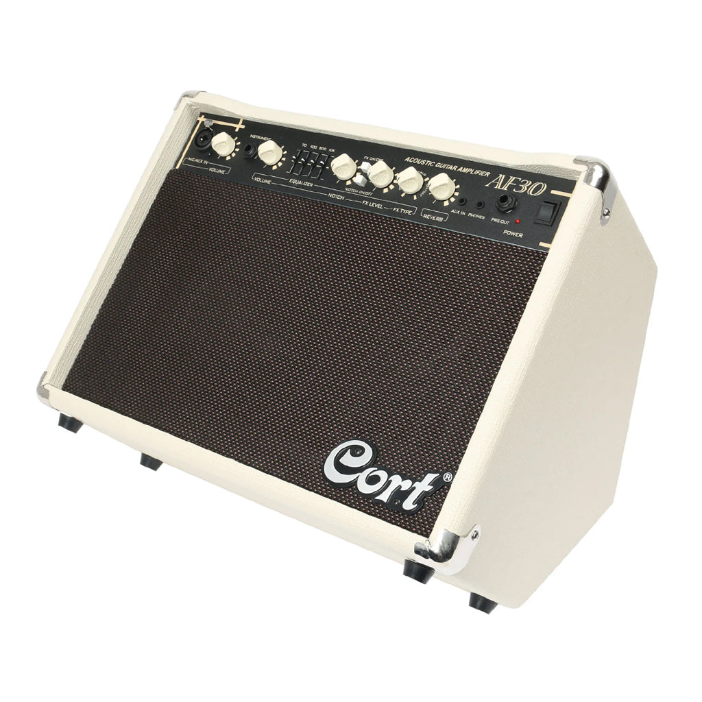 Cort AF30 30 Watt Acoustic Guitar Amp Ivory - Sky Music