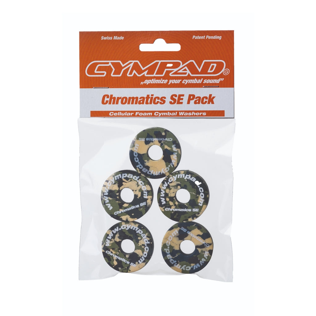 Cympad - Chromatics Coloured Cymbal Washers 5Pk SE - Camouflage