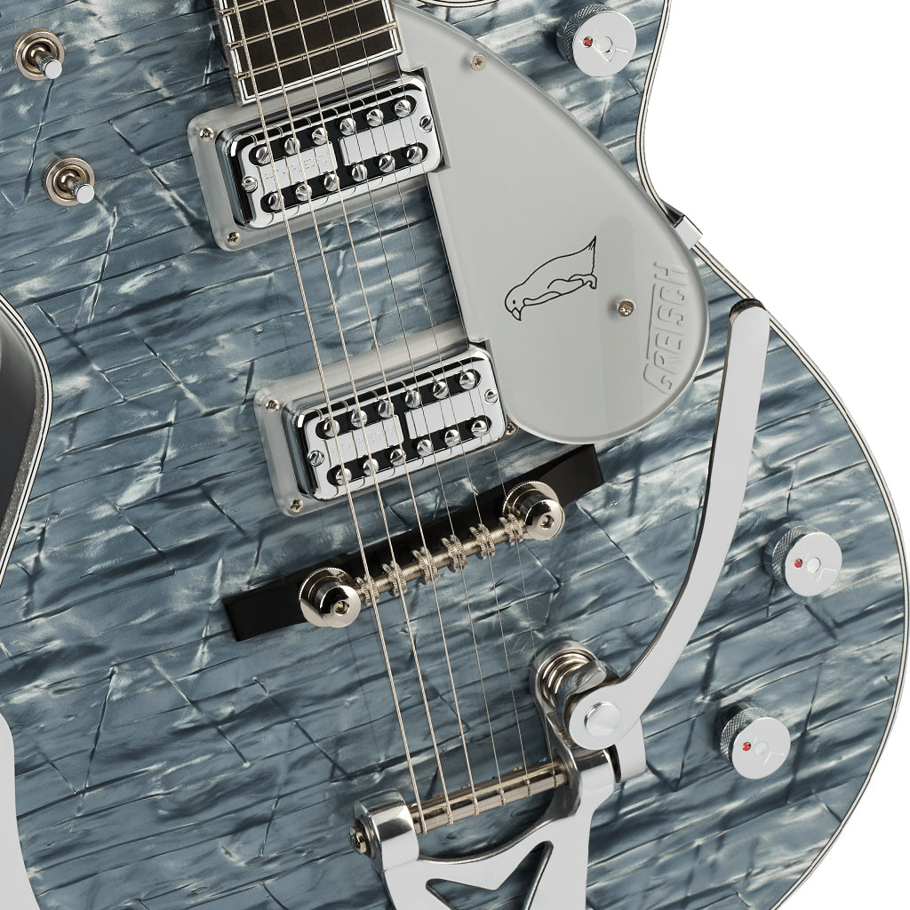 Gretsch G6134T-58 Limited Edition Penguin w/String-Thru Bigsby - Light Blue Pearl