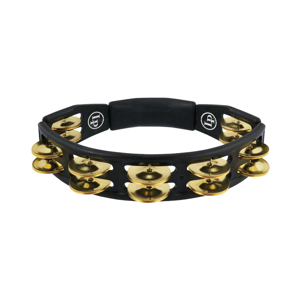 Latin Percussion LP170 Cyclops Handheld Tambourine w/Brass Jingles - Black