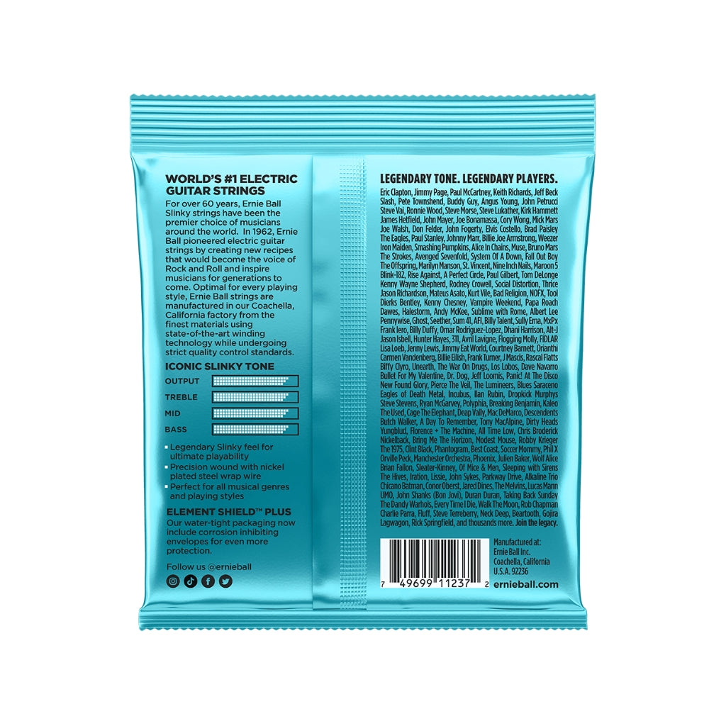 Ernie Ball Mighty Slinky Nickel Wound 8.5-40 Electric Guitar Strings - 3 Pack