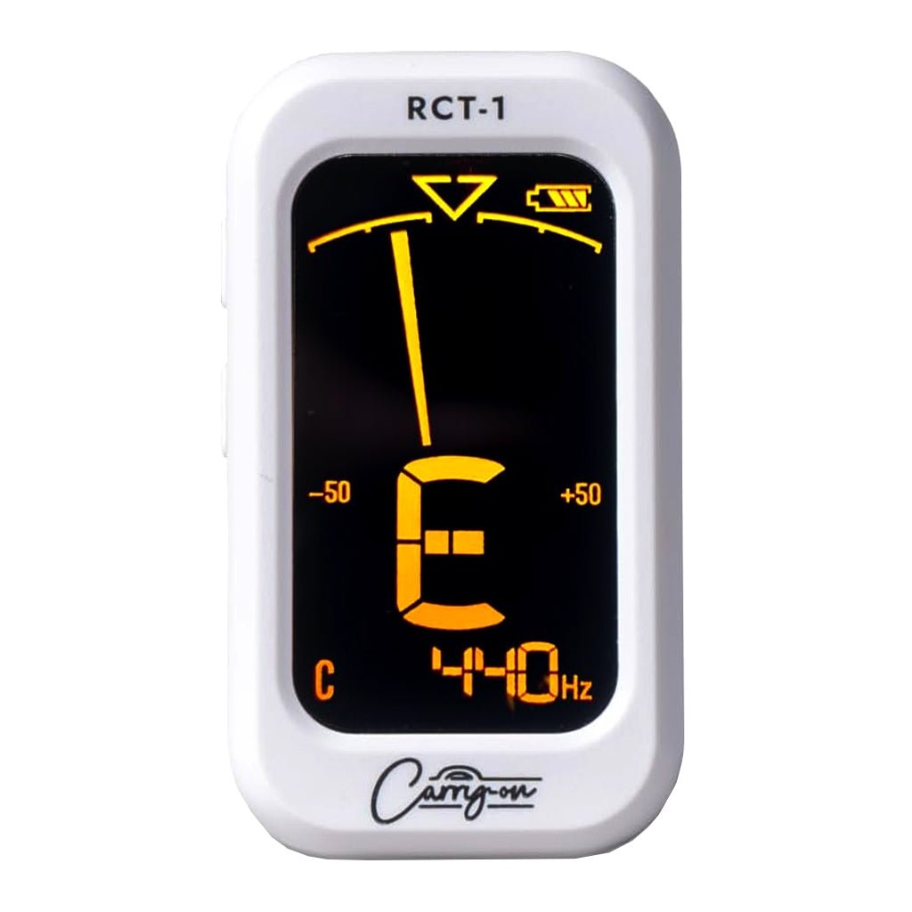 Carry-On RCT-1WH USB Rechargeable Clip-On Tuner - White Guitar Tuners Sky Music