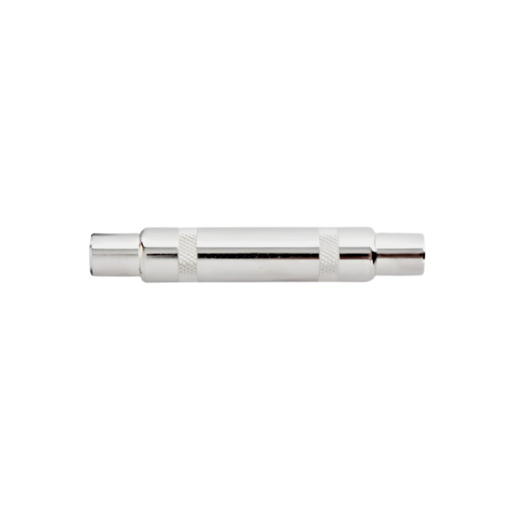 Carson Chrome Lead Coupler - 6.3 Stereo Female to Female ACCESSORIES Sky Music