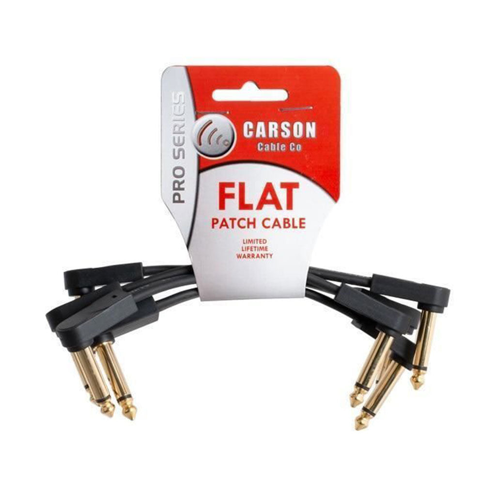 Carson Pro Series - Patch Cable Flat - 4 Pack