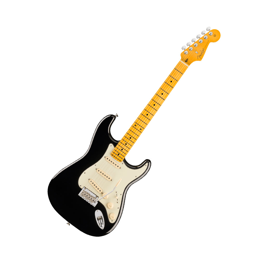 Fender American Professional Stratocaster Maple Electric Guitar - Black