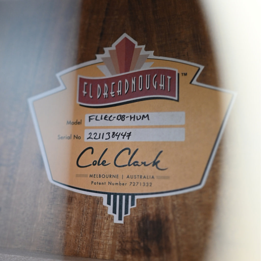 Cole Clark FL1EC Humbucker Bunya Blackwood