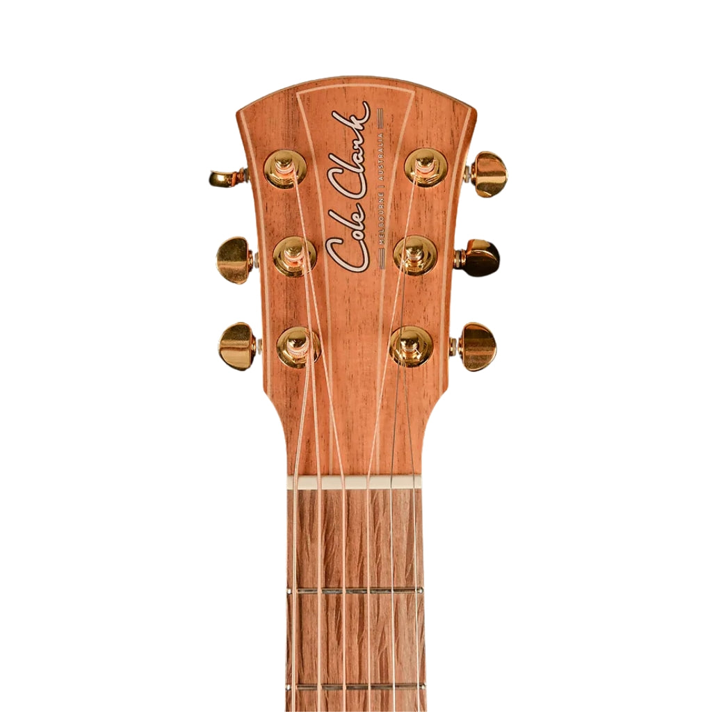 Cole Clark - LL2E-BLBL Little Lady 2E Acoustic Guitar - All Blackwood