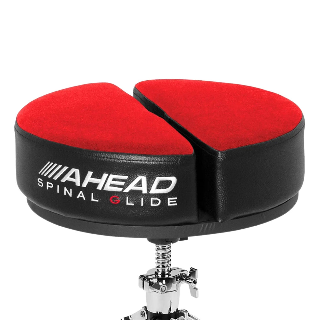 Ahead Spinal-G Drum Throne Round Top Red 3-Leg