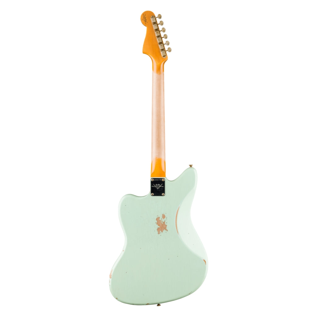 Fender Custom Shop - 1963 Jazzmaster Relic - Aged Surf Green,  Rosewood Fingerboard