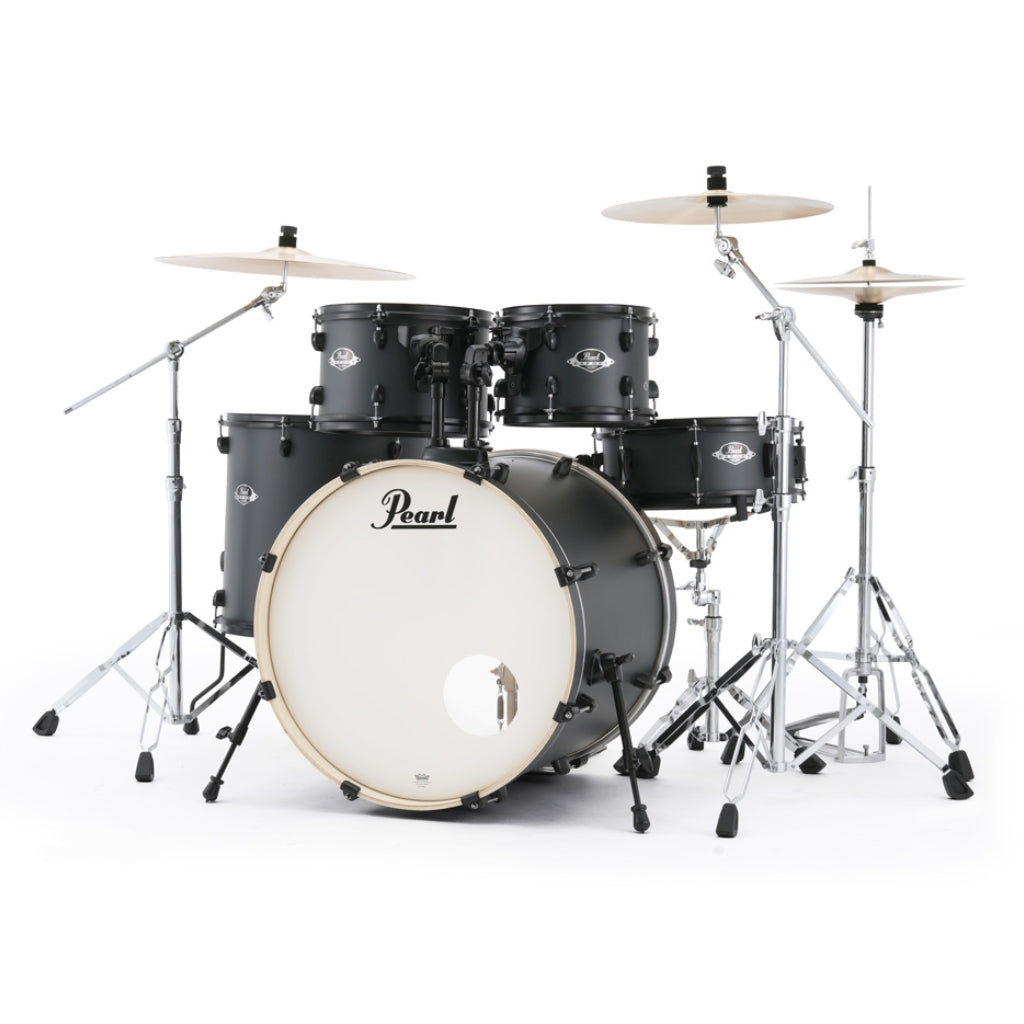 Pearl - Export Limited 5pc 22" Fusion Plus Drum Kit - Graphite Slate with Black Hardware