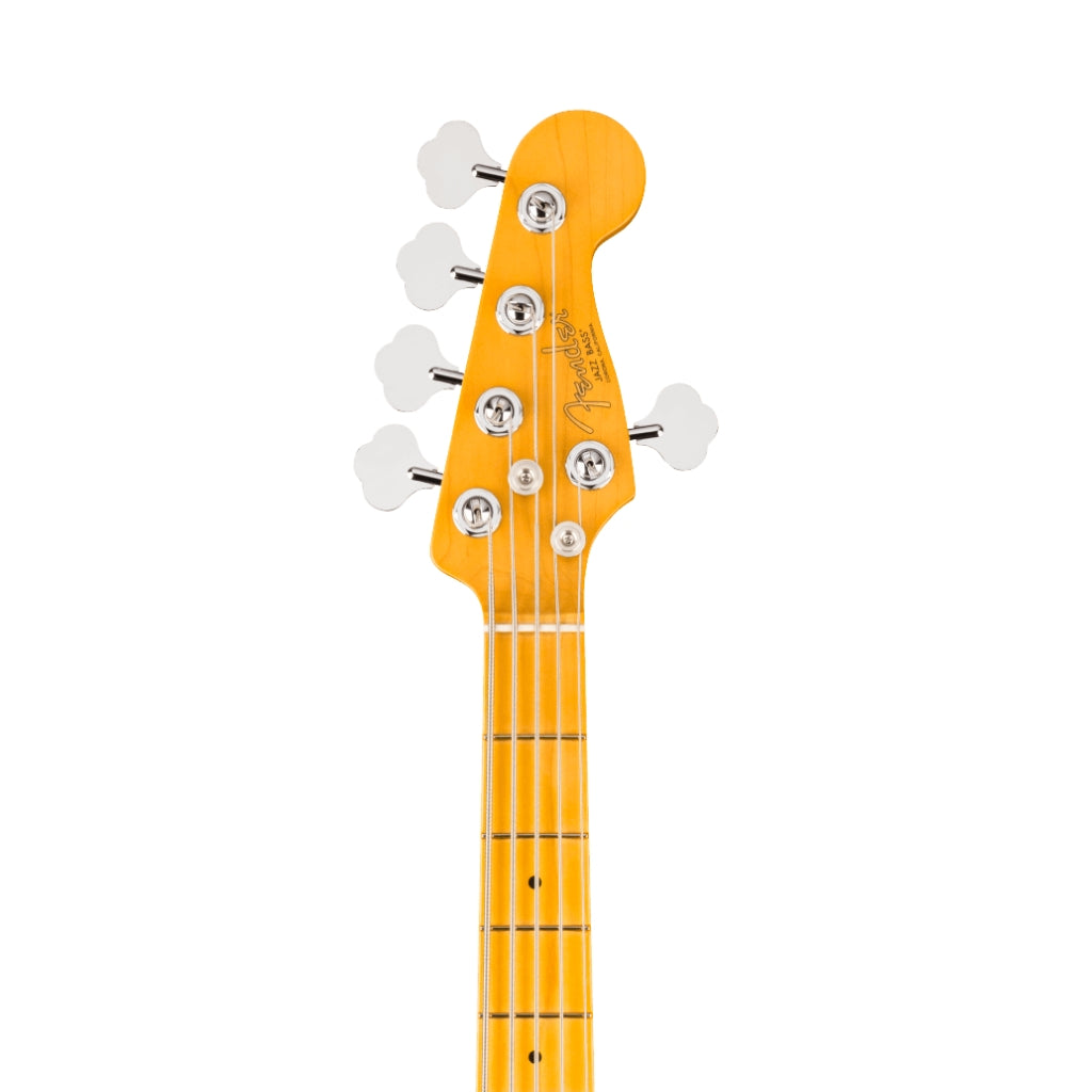 Fender  American Professional Jazz Bass V Guitar - Oxblood, Maple Fingerboard