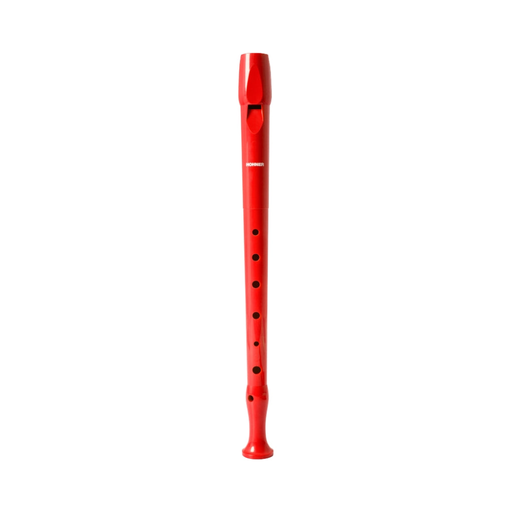 Hohner Melody Blockflote Plastic Baroque Recorder - C Soprano, Red sky music
