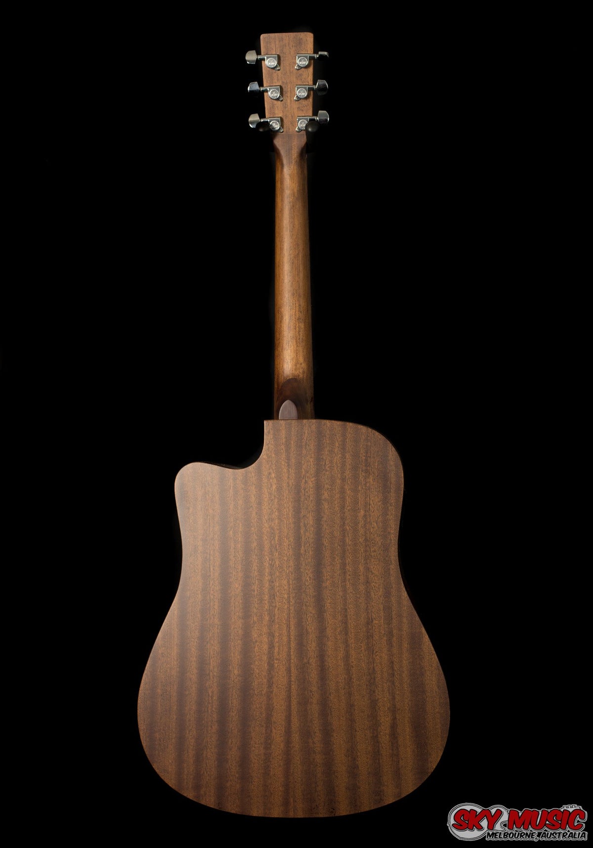 Sigma DMC-STE+ Dreadnought Cutway with Electronics