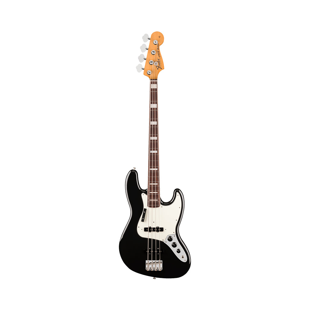 Fender Vintera III Early 70s Jazz Bass Rosewood Bass Guitar - Black