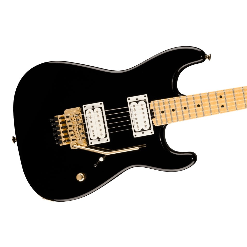 Charvel American Neo-Classic San Dimas SD1 HH FR Electric Guitar - Gloss Black, Maple Fingerboard Electric Guitars Sky Music