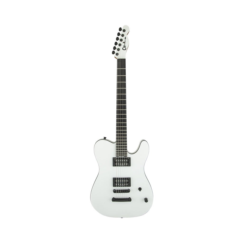 Charvel Joe Duplantier Pro Mod San Dinas S2 - Satin White - Ebony FB Electric Guitars Sky Music