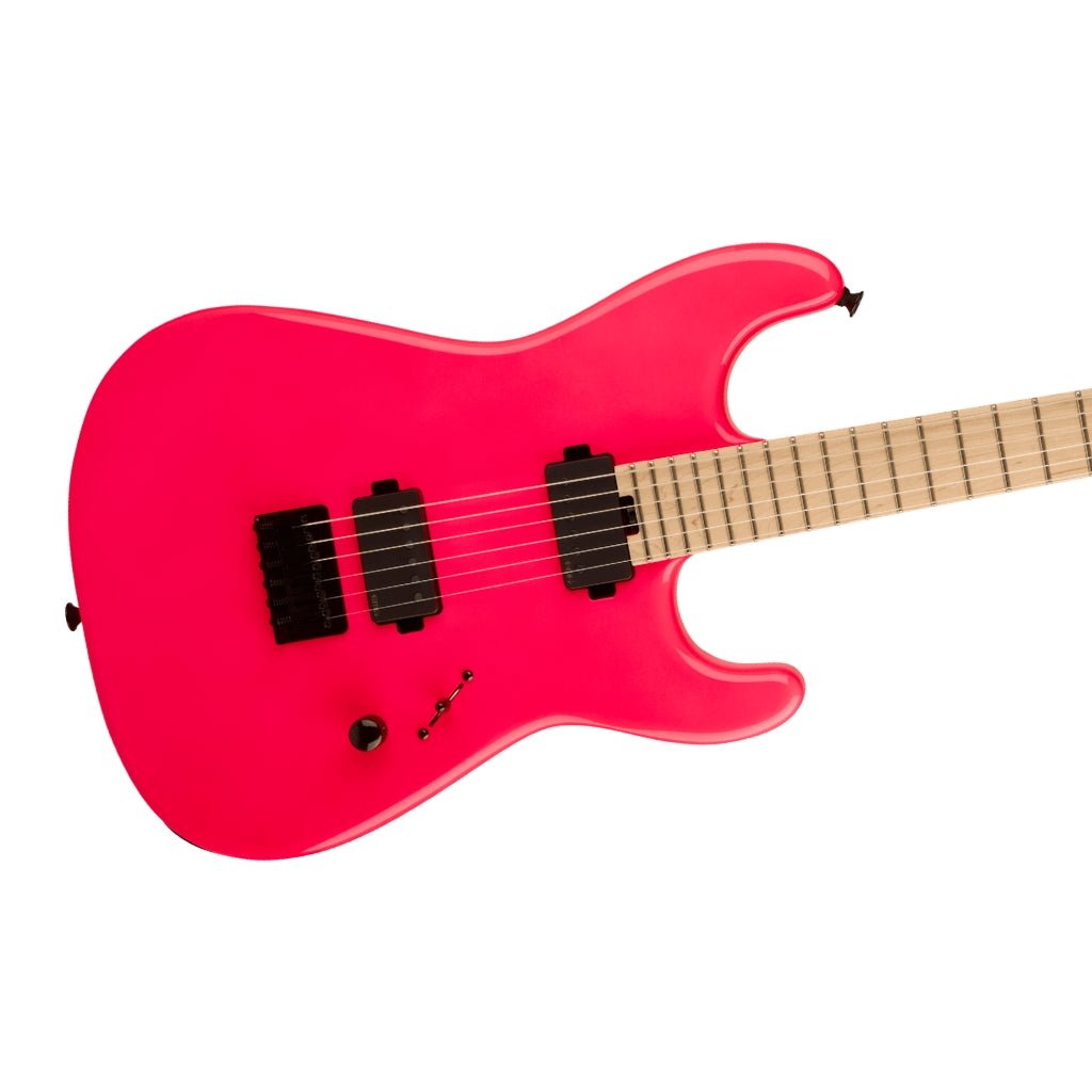 Charvel Limited Edition Sean Long Signature Pro-Mod San Dimas Electric Guitar - Neon Pink, Maple Fingerboard Electric Guitars Sky Music