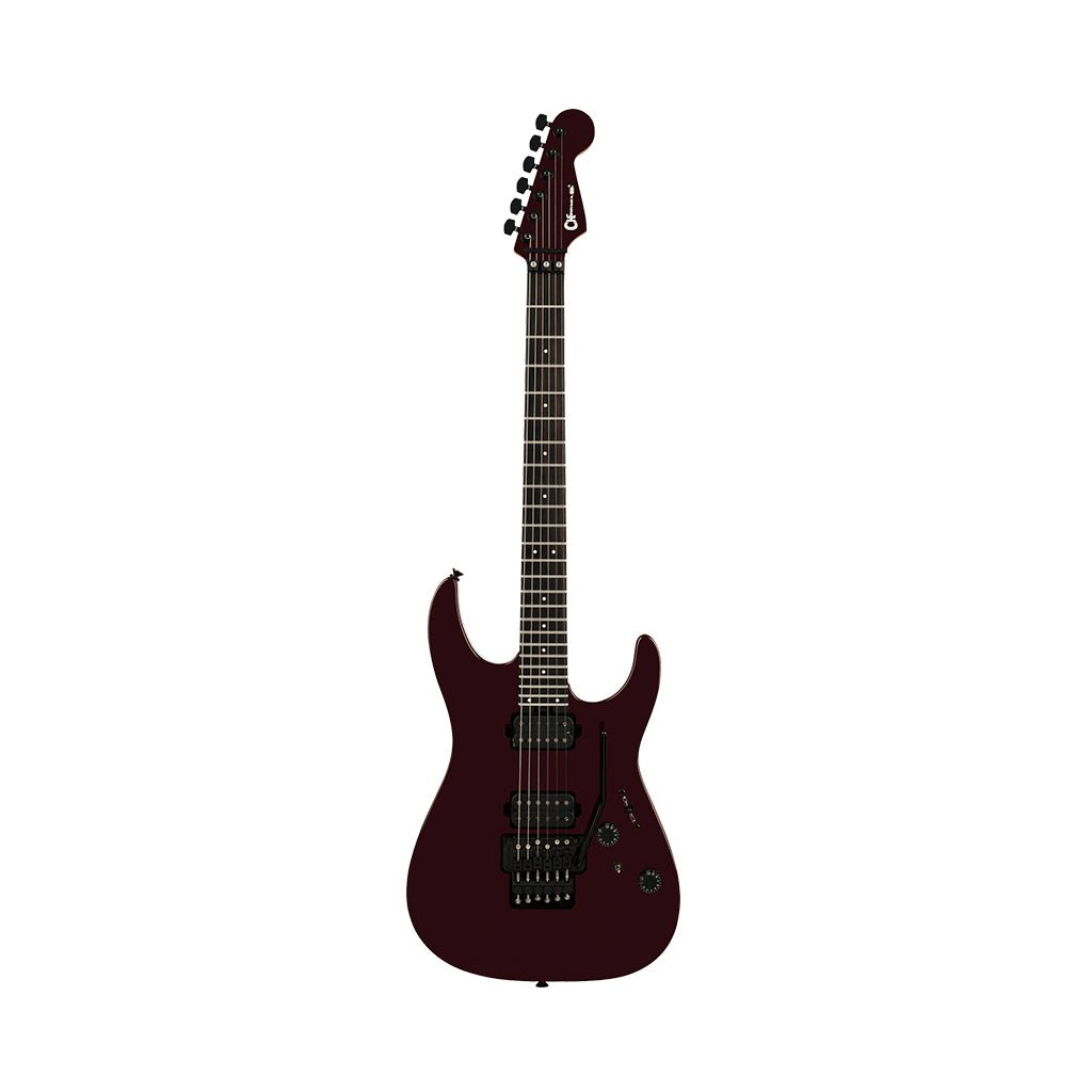 Charvel Pro-Mod Plus Dinky DK24 HH FR EB Electric Guitar - Crimson Eclipse Electric Guitars Sky Music