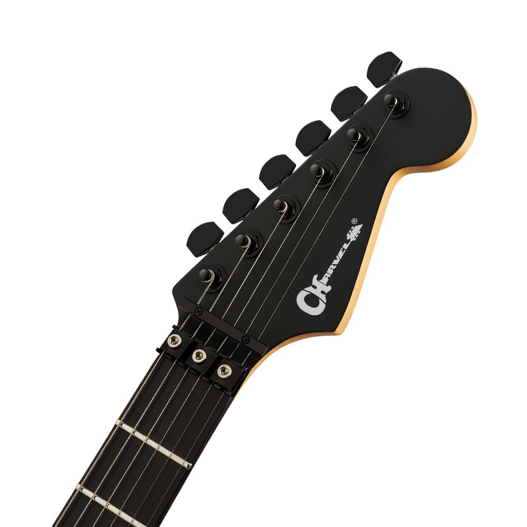 Charvel Pro-Mod Plus Dinky DK24 HH FR EB Electric Guitar - Satin Black Electric Guitars Sky Music