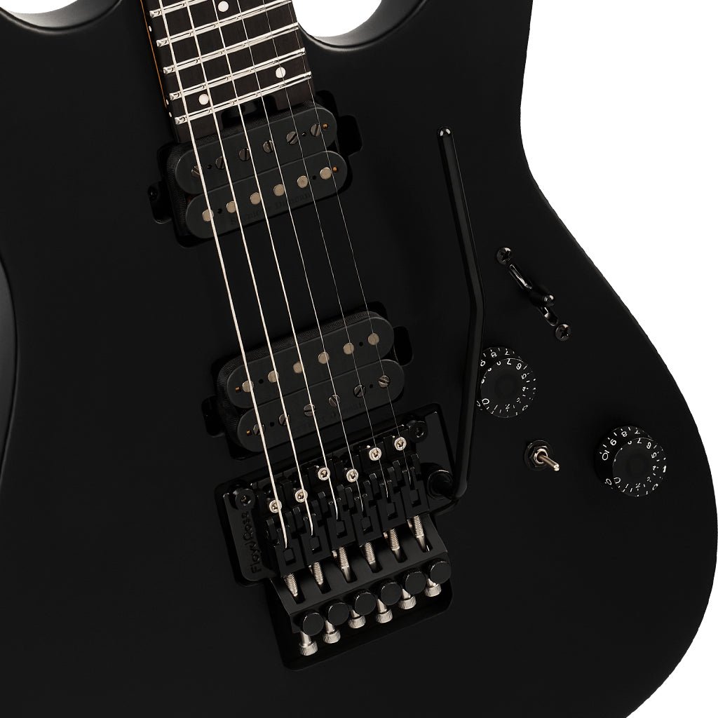 Charvel Pro-Mod Plus Dinky DK24 HH FR EB Electric Guitar - Satin Black Electric Guitars Sky Music