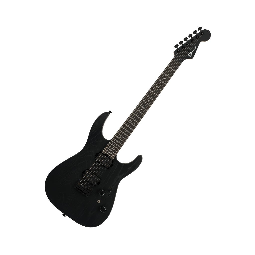 Charvel Pro-Mod Plus Dinky DK24 HH HT EB Electric Guitar - Black Ash Electric Guitars Sky Music