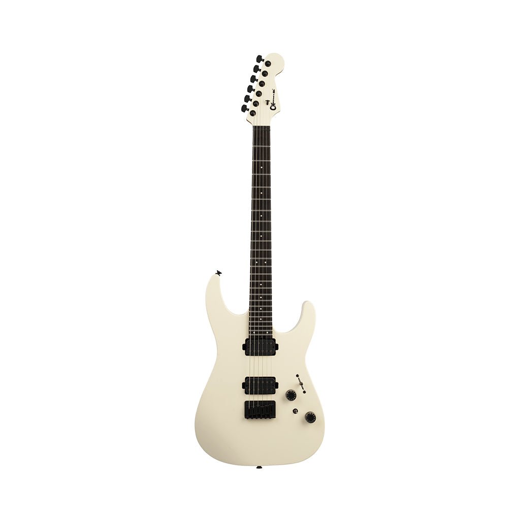 Charvel Pro-Mod Plus Dinky® DK24 HH HT EB Electric Guitar - Crème White, Ebony Fingerboard Electric Guitars Sky Music